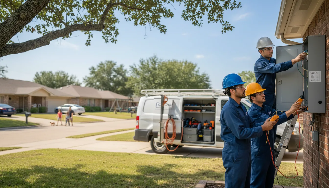 Certified electrician providing emergency electrical services in Roark, KY